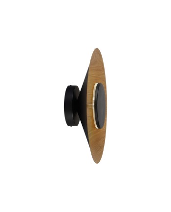 ORION * APLIQUE LED 24W 3000K NEGRO/ MADERA